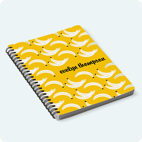 Cahier A5 &agrave; spirale